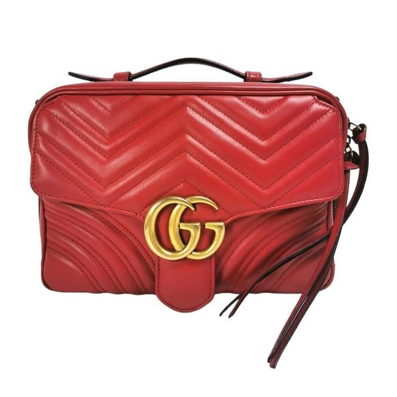 Pre Loved gucci Women red | red Handbags - Picture 1 of 8